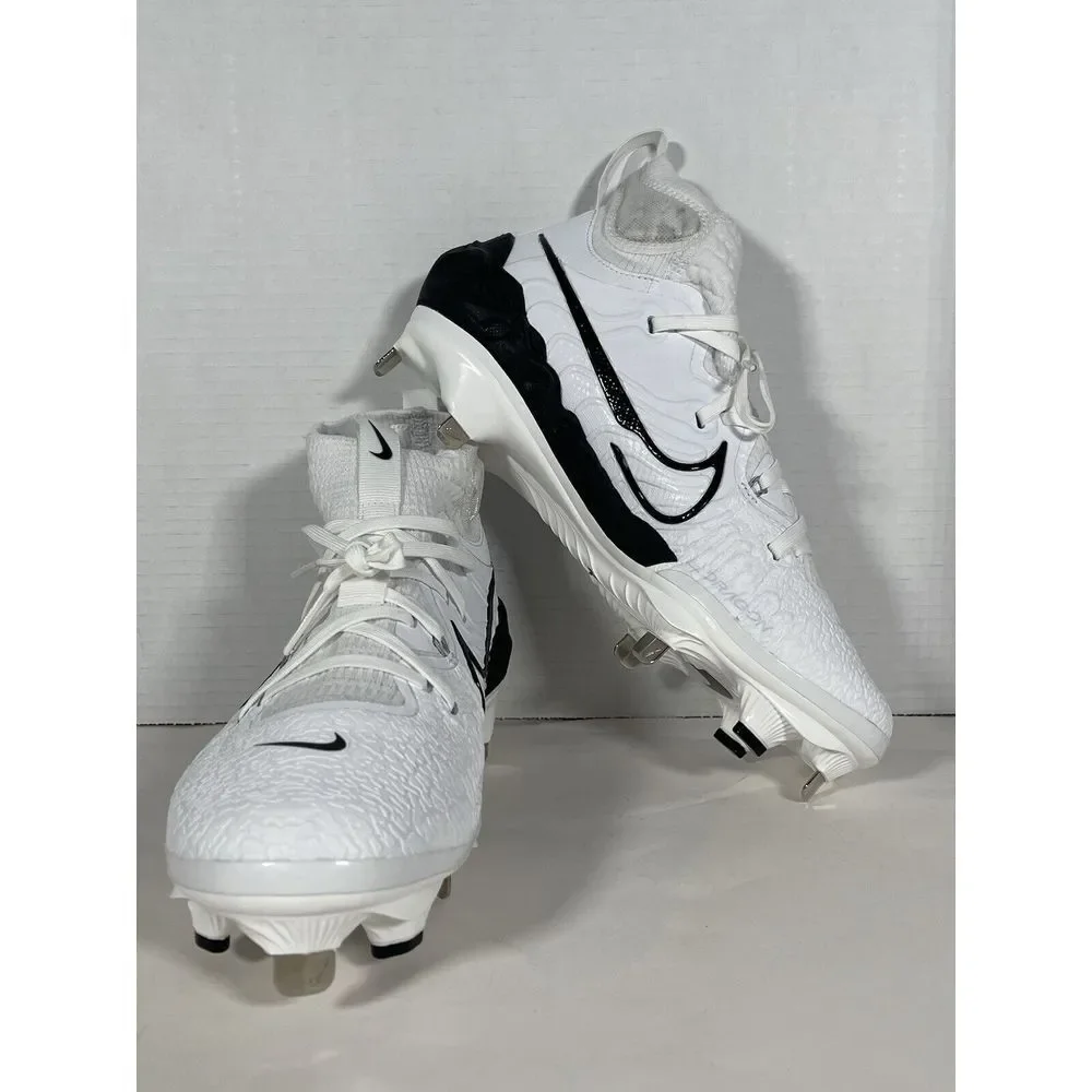 Nike Alpha Huarache NXT‎ White Black Baseball Cleats (DJ6517-101) Men's Size 7